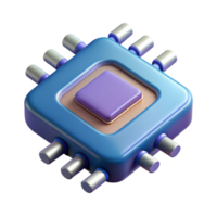 mesmerizing coveted Hyper-specific photorealistic render of a single advanced neural implant chip with microscopic details, isolated cutout with Transparent Background png