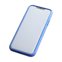 passionate alluring Smartphone mockup with blank screen with Transparent Background crisp png