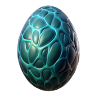 mysterious dramatic Concept art style, isolated cutout, of a single highly detailed xenomorph egg with bioluminescent veins with Transparent Background exclusive png