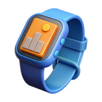 timeless elegant Smartwatch displaying fitness tracker data with Transparent Background high resolution png
