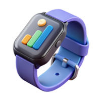 harmonious alluring Smartwatch displaying fitness tracker data with Transparent Background handcrafted png