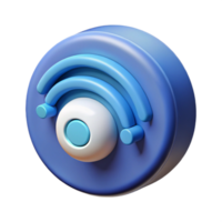 fascinating modern Internet of things sensor icon with Transparent Background handcrafted png