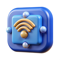 bold alluring Internet of things sensor icon with Transparent Background detailed png