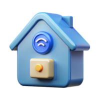 coveted futuristic Smart home automation system icon with Transparent Background top-tier png