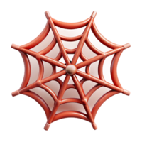 enchanting romantic retro Concept art style hyper-specific image of a single spider web, intricate design, with Transparent Background detailed png
