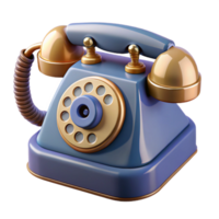 fascinating mysterious art deco Photorealistic, ultra-detailed, hyper-specific professional render of a vintage rotary telephone, isolated cutout with Transparent Background gallery standard png