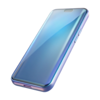 gorgeous romantic classic Photorealistic isolated cutout of a single transparent smartphone, futuristic mobile technology with Transparent Background professional png