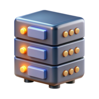 coveted classic Server rack with blinking lights with Transparent Background high quality png