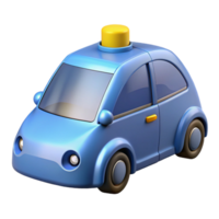 quintessential classic Self-driving car, autonomous vehicle with Transparent Background precision png
