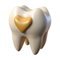 extraordinary unparalleled Isolated cutout, ultra-detailed professional render of a single chipped tooth from a troll with Transparent Background png