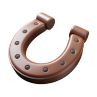 harmonious stunning Isolated cutout, ultra-detailed professional render of a single Centaur's horseshoe with Transparent Background professional png