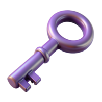 enchanting reflective coastal Photorealistic, ultra-detailed, hyper-specific professional render of a single Art Nouveau key, concept art style, isolated cutout with Transparent Background authentic png