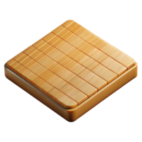 dynamic magnificent Hyper-specific professional render of a single, bamboo floorboard Isolated cutout with Transparent Background 4K png