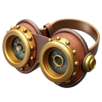 immaculate distinguished Concept art style, isolated cutout of a biomechanical heart with exposed gears and pistons with Transparent Background png