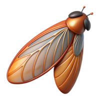enchanting elegant Hyper-specific, professional render of a single biomechanical insect wing, ultra-detailed, isolated cutout with Transparent Background artisan png