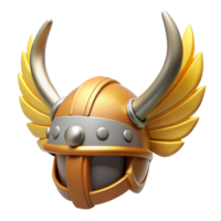captivating victorian A winged helmet, adorned with feathers and horns with Transparent Background 4K png