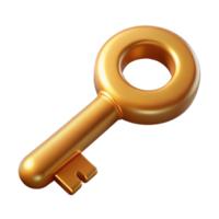 memorable bohemian Concept art style, isolated cutout of a single brass key, hyper-specific, ultra-detailed with Transparent Background museum quality png