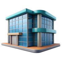 spectacular unforgettable Building facade modern design, with Transparent Background png