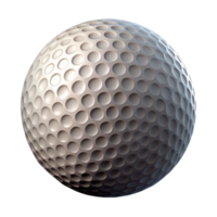enchanting whimsical geometric Professional render, isolated cutout, hyper-specific, single golf ball with Transparent Background professional png