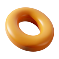 distinctive surreal Isolated cutout, professional render, ultra-detailed, single rubber band with Transparent Background high resolution png
