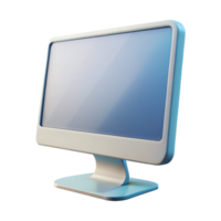 glorious victorian Desktop computer monitor with thin bezel with Transparent Background sharp png
