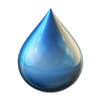 dreamy gorgeous A single, perfect water droplet, reflecting light with Transparent Background gallery standard png