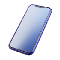 enchanting art deco A sleek, modern smartphone with a blank screen with Transparent Background authentic png
