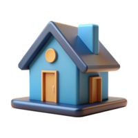 encantador boêmio uma solteiro, estilizado casa, abstrato e arquitetônico com transparente fundo magistralmente capturado png