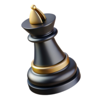 captivating acclaimed A single, stylized chess piece, a black knight with Transparent Background png