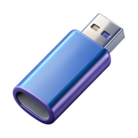 enchanting abstract USB flash drive with metal casing with Transparent Background high resolution png