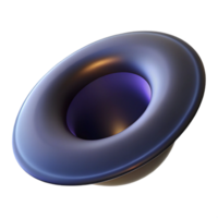 glorious distinguished Hyper-specific professional render, isolated cutout, of a single, photorealistic black hole, warping spacetime with Transparent Background png