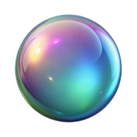 bold alluring Hyper-specific, ultra-detailed, photorealistic professional render of a single isolated soap bubble, iridescent with Transparent Background expertly shot png