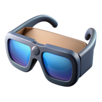 dazzling playful futuristic Smart glasses with augmented reality display with Transparent Background impeccable png