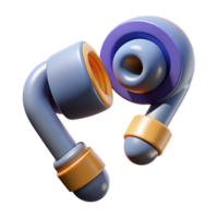 fascinating distinguished Wireless earbuds with noise cancellation with Transparent Background png