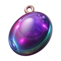 exquisite unforgettable Photorealistic, ultra-detailed, hyper-specific professional render of a single, isolated nebula gemstone pendant, isolated cutout with Transparent Background png