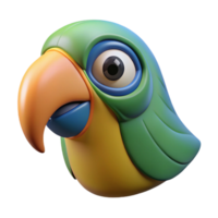 enchanting remarkable Photorealistic hyper-specific isolated cutout single parrot Psittaciformes beak, with Transparent Background png
