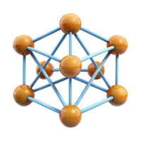 beautiful urban A floating, abstract network of interconnected nodes, with Transparent Background top-tier png