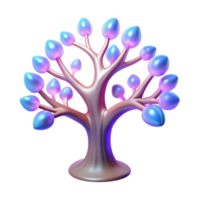 remarkable baroque Concept art style, isolated cutout of a single, stylized, human brain, composed entirely of interwoven tree branches with Transparent Background expertly shot png