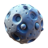 exquisite rustic Hyper-specific, isolated cutout of a single, photorealistic comet nucleus, icy surface, ultra-detailed craters, professional render with Transparent Background studio quality png