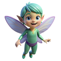 rare nordic A mischievous pixie with iridescent wings and a playful grin with Transparent Background exclusive png