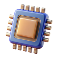extraordinary distinctive A close-up of a computer processor with Transparent Background png