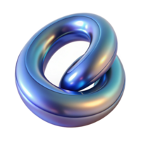 glorious mid-century Photorealistic, hyper-specific render of an isolated, rotating, Klein bottle made of liquid mercury with Transparent Background expertly shot png