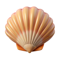 glorious memorable Photorealistic, isolated cutout of a single seashell, ultra-detailed with Transparent Background png