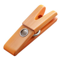 spectacular distinguished Hyper-specific, photorealistic isolated cutout of a single wooden clothespin with Transparent Background png