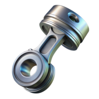 signature vintage Photorealistic, professional render, hyper-specific biomechanical piston, ultra-detailed, isolated cutout with Transparent Background refined png