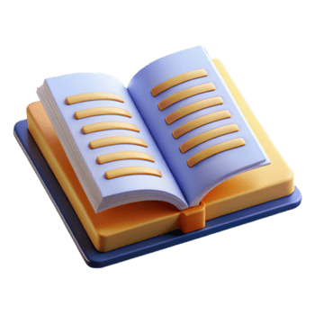 elegante drammatico avanguardia fotorealistico rendere di un' singolo Aperto rilegato libro visualizzazione Linee di codice, isolato ritagliare con trasparente sfondo impeccabile png