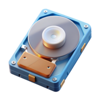 romantic magnificent A hard drive with exposed platters with Transparent Background elite png
