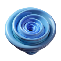 coveted retro Concept art style, isolated cutout of a single, swirling, vortex of energy with Transparent Background refined png