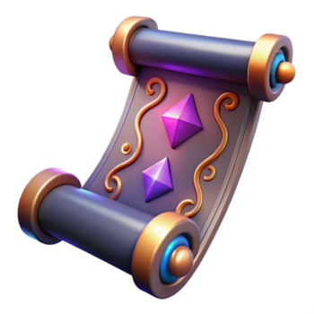 armonioso bellissimo concetto arte stile, iperspecifico, professionale rendere di un' separare, antico, cosmico scorrere con misterioso simboli isolato ritagliare con trasparente sfondo fatto a mano png