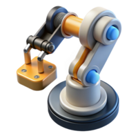 sumptuous surreal A robotic arm holding a circuit board with Transparent Background original png